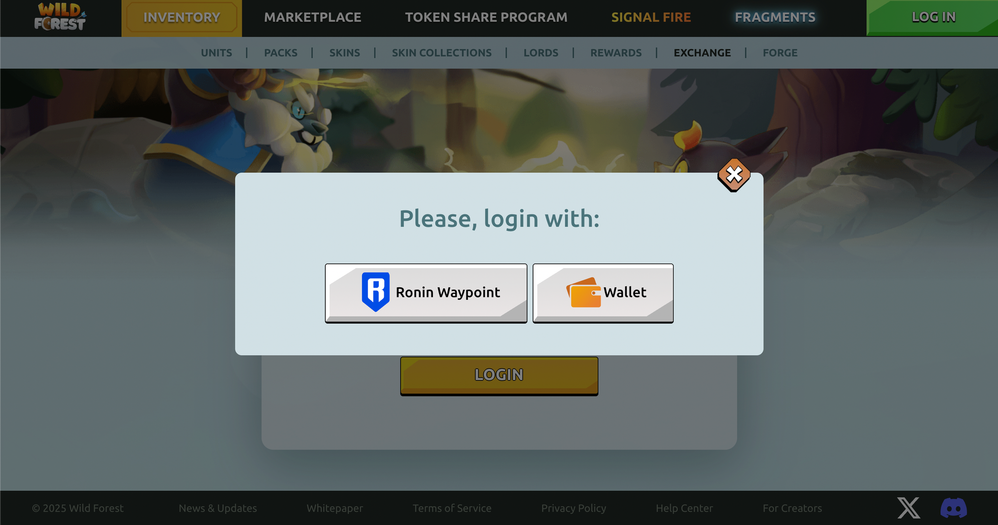 Wallet Login Is Live in Wild Forest 🌲